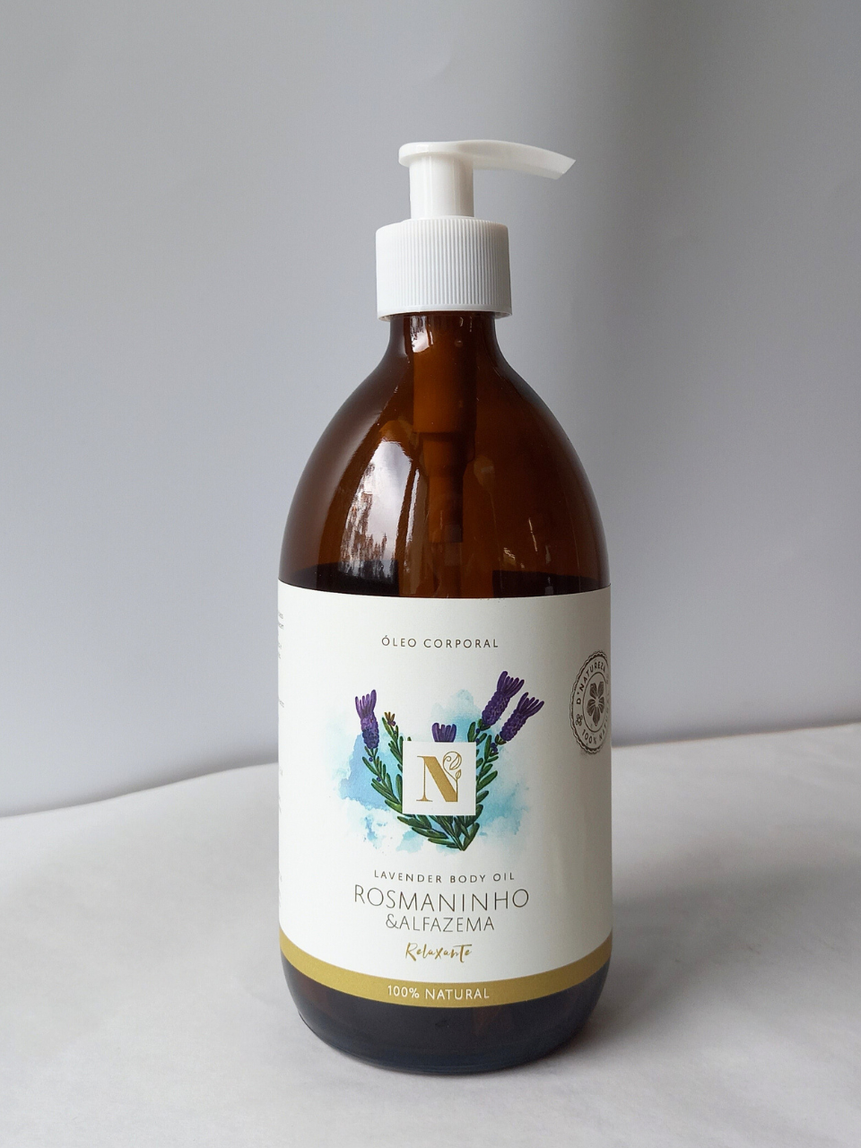 Óleo corporal de rosmaninho & alfazema 100ml, 500ml, 3L e 5L