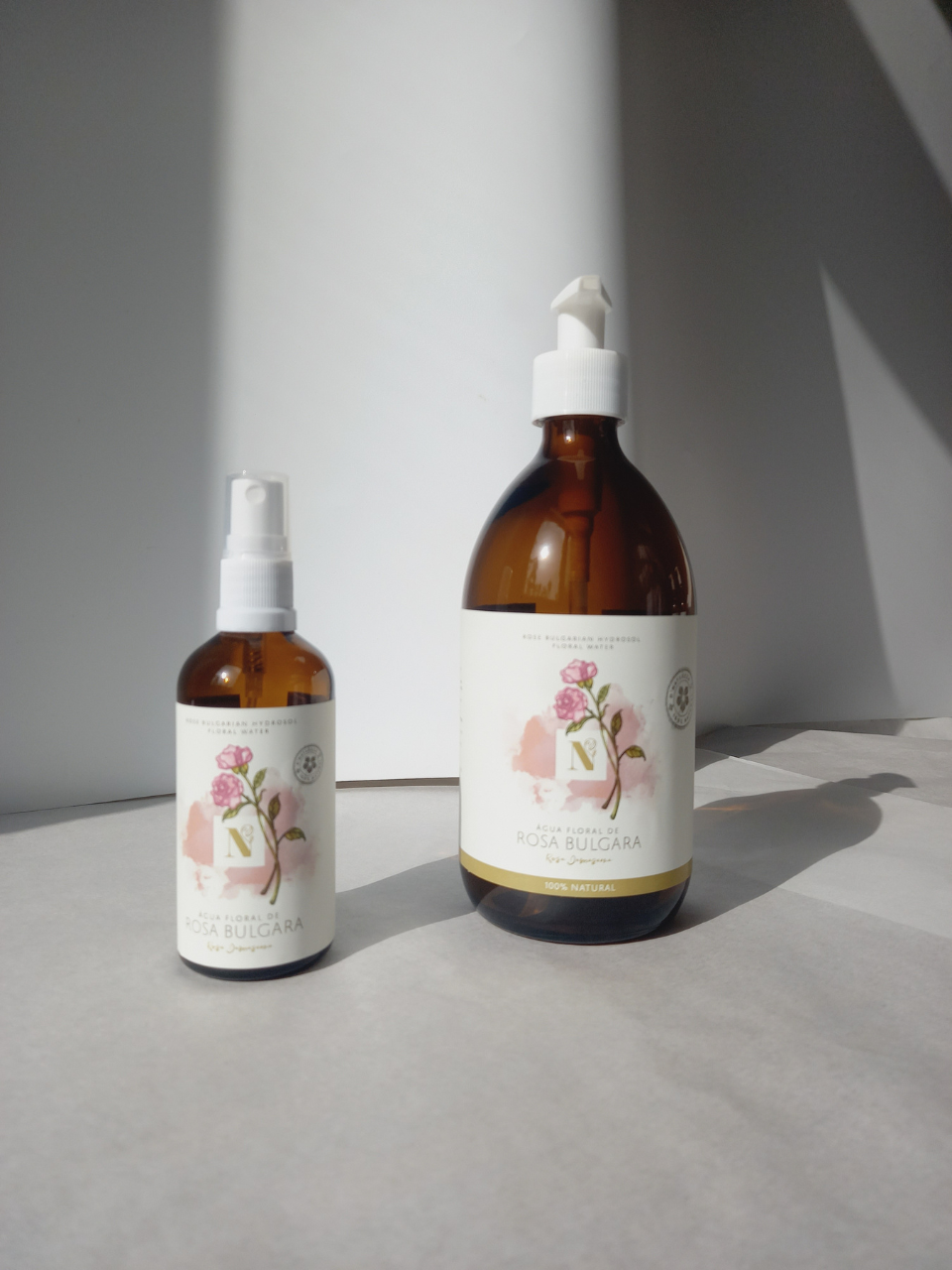 Água floral de rosa búlgara