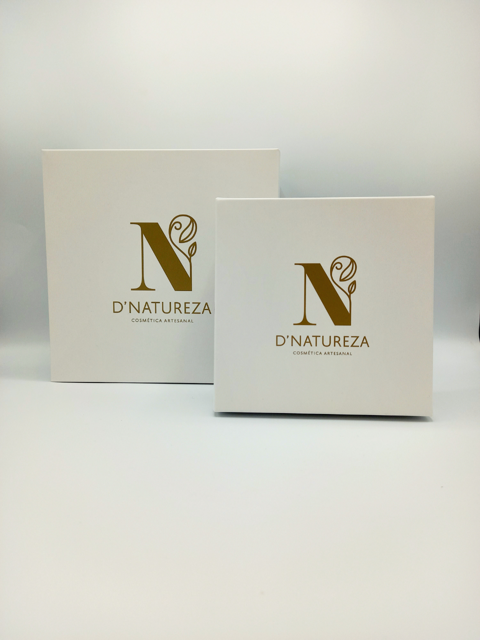 Caixas D'NATUREZA - 15x15x7cm; 22x22x9,5cm