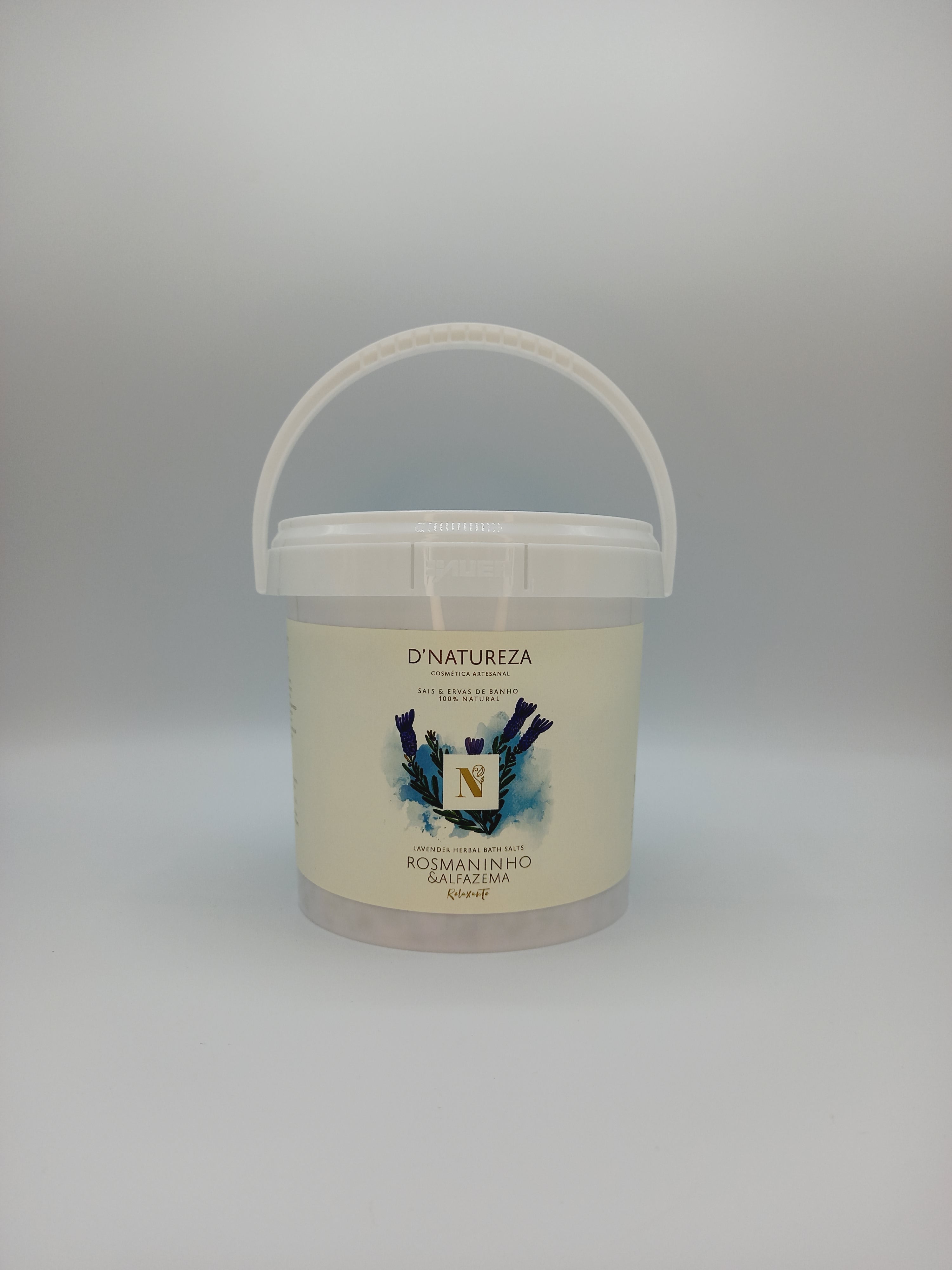 Sais & ervas de banho de rosmaninho e alfazema - 200g, 1Kg e 2,5Kg