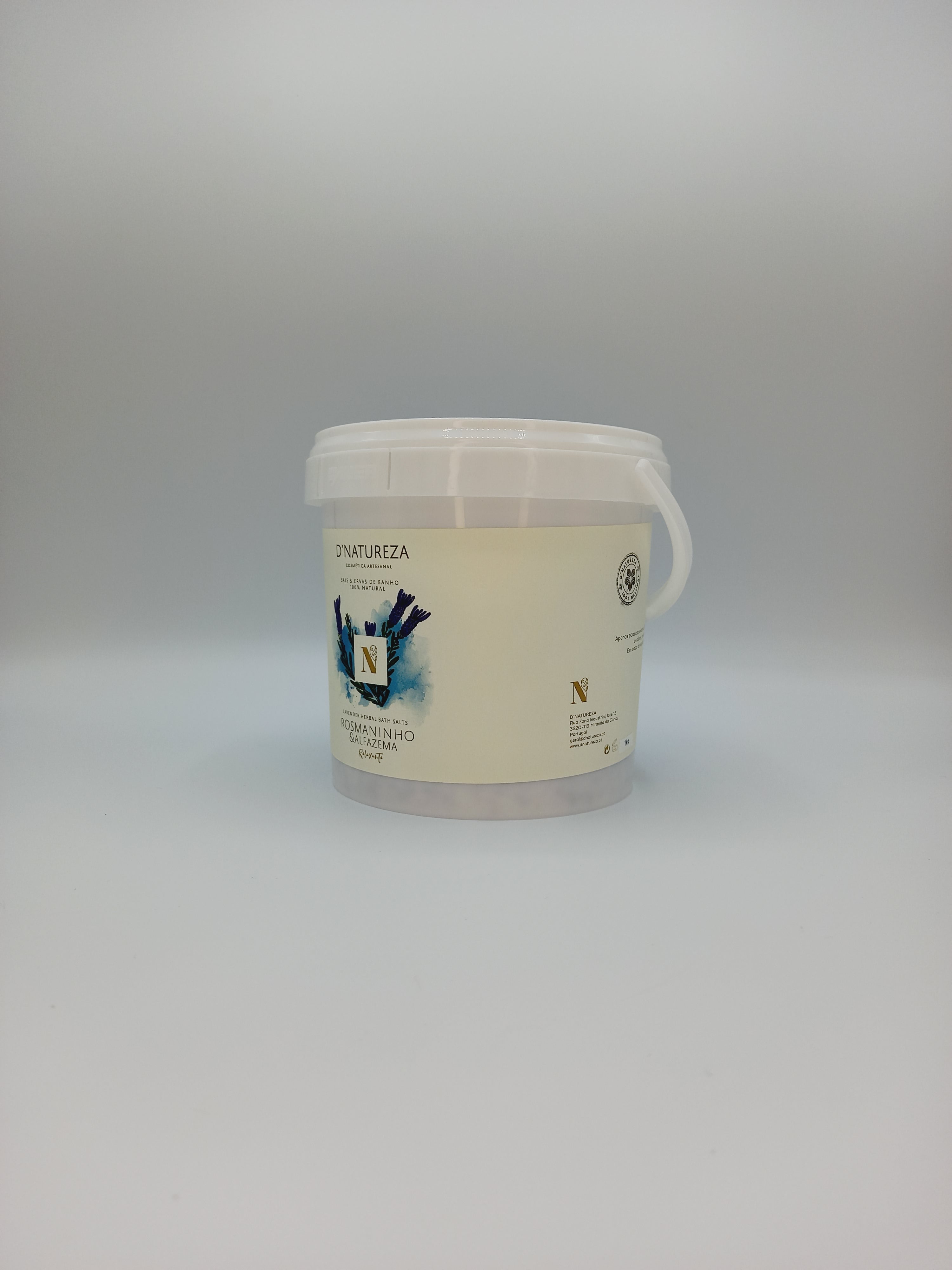 Sais & ervas de banho de rosmaninho e alfazema - 200g, 1Kg e 2,5Kg