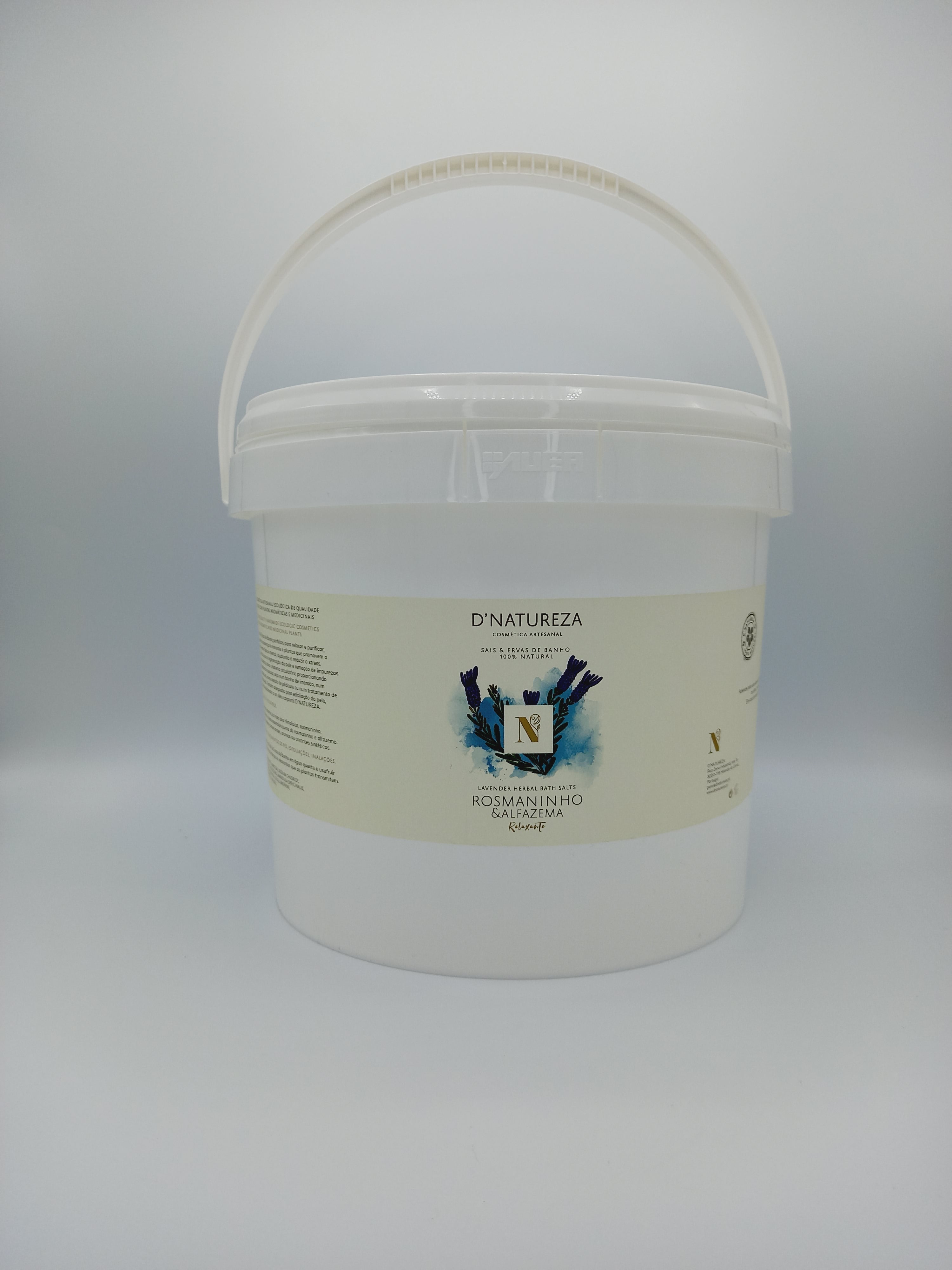 Sais & ervas de banho de rosmaninho e alfazema - 200g, 1Kg e 2,5Kg
