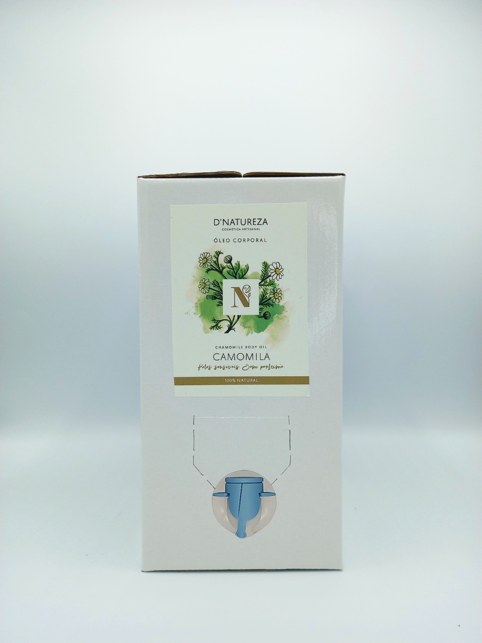 Óleo corporal de camomila 100ml, 500ml, 3L e 5L