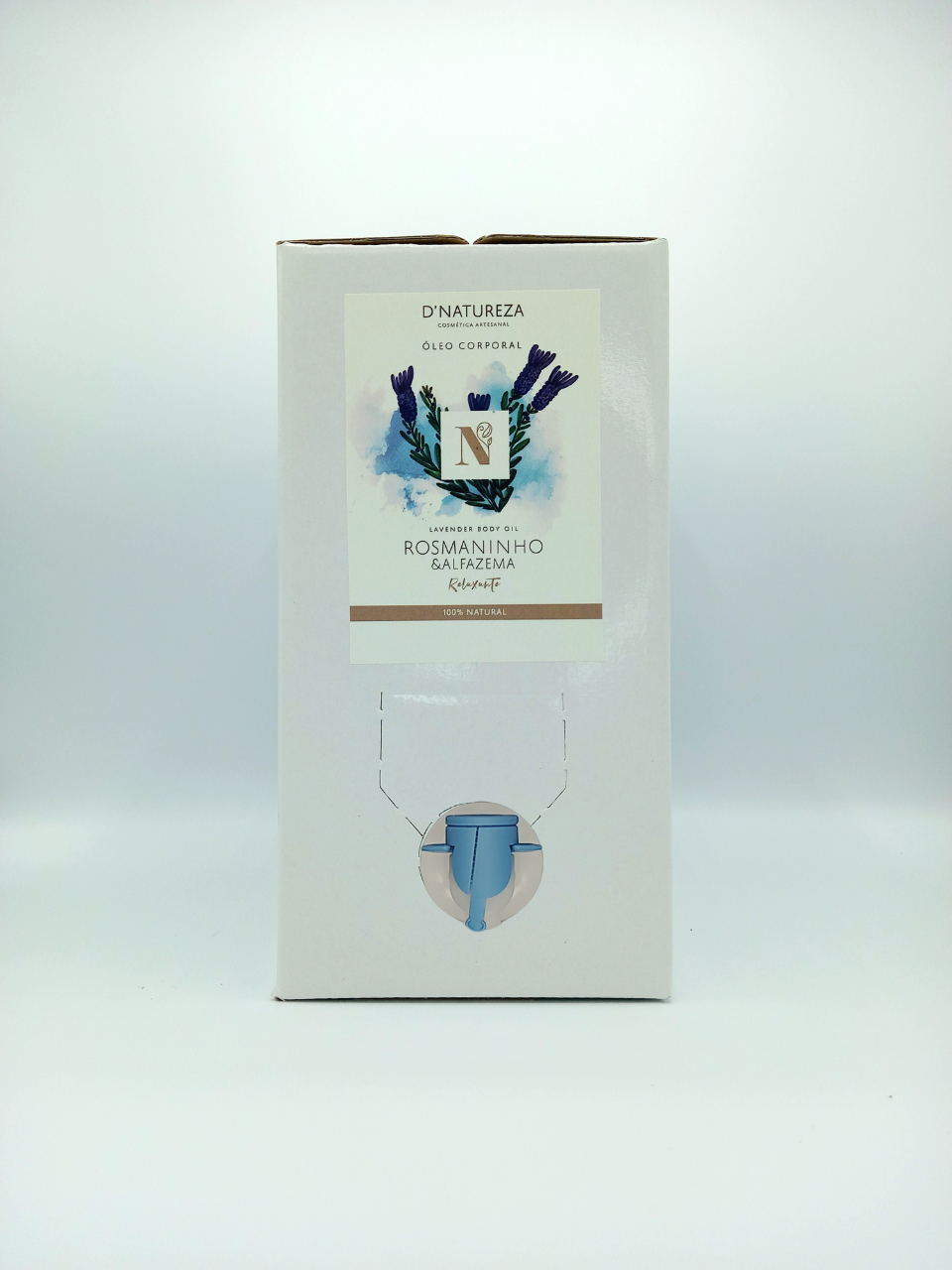 Óleo corporal de rosmaninho & alfazema 100ml, 500ml, 3L e 5L