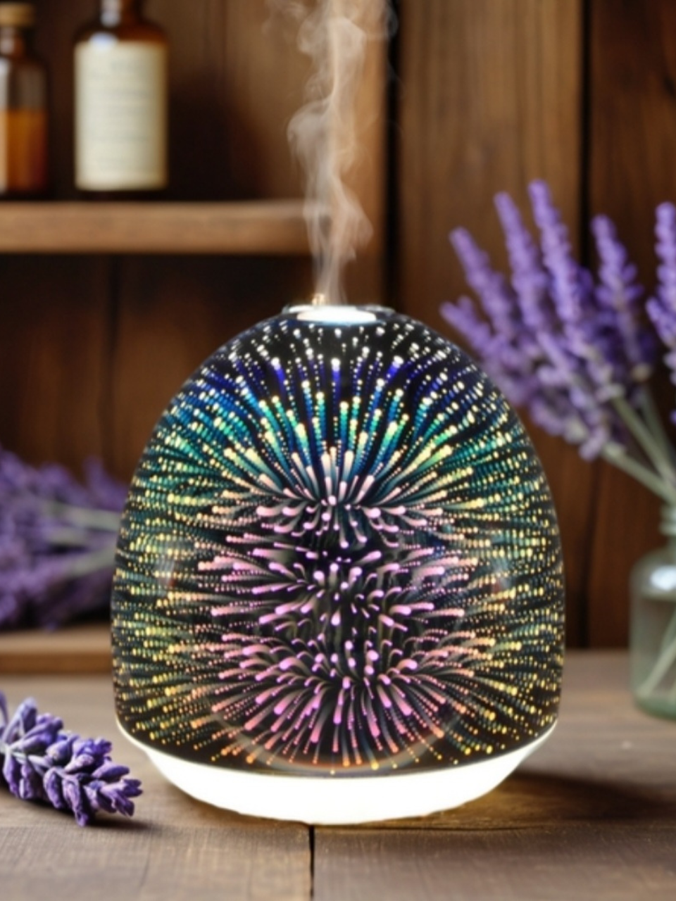 Difusor ultrassónico Festival em vidro