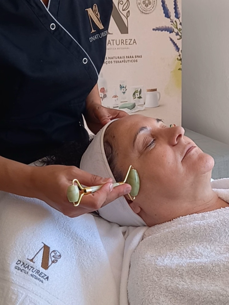 Massajador Facial Pedra Jade