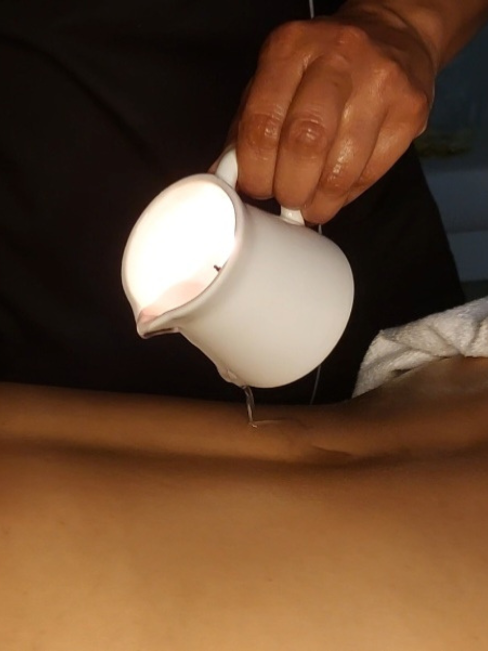 Vela de massagem de rosmaninho e alfazema 120 ml