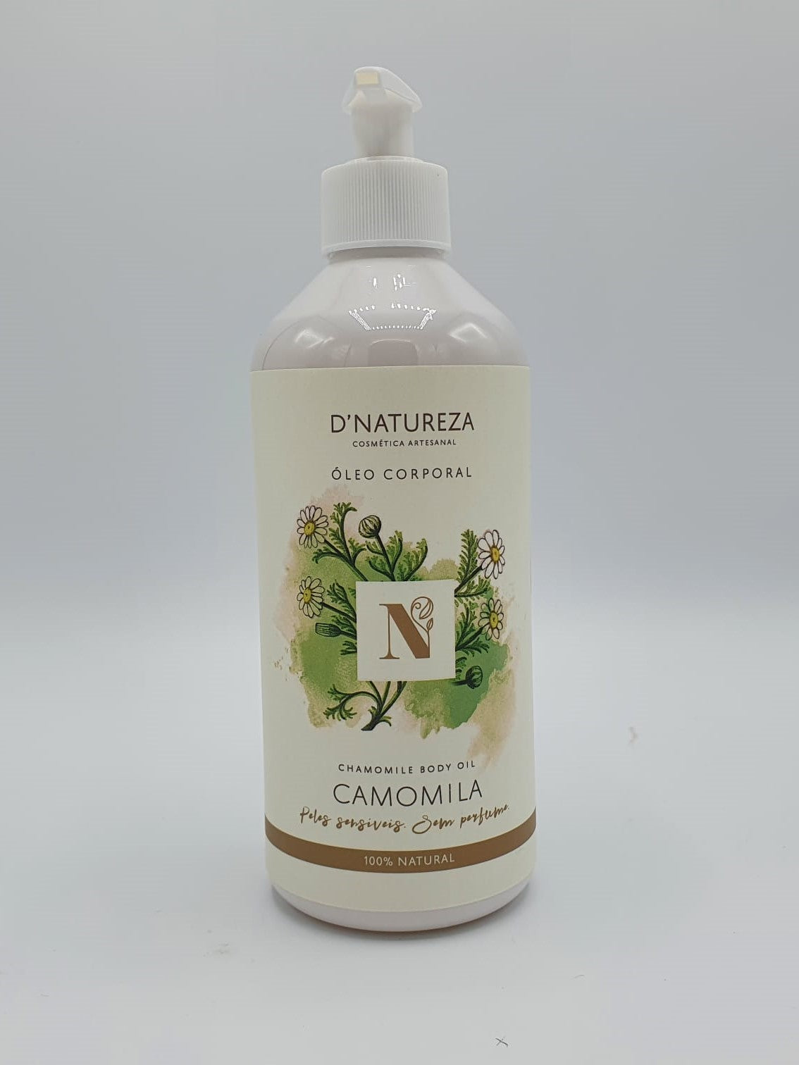 Óleo corporal de camomila 100ml, 500ml, 3L e 5L