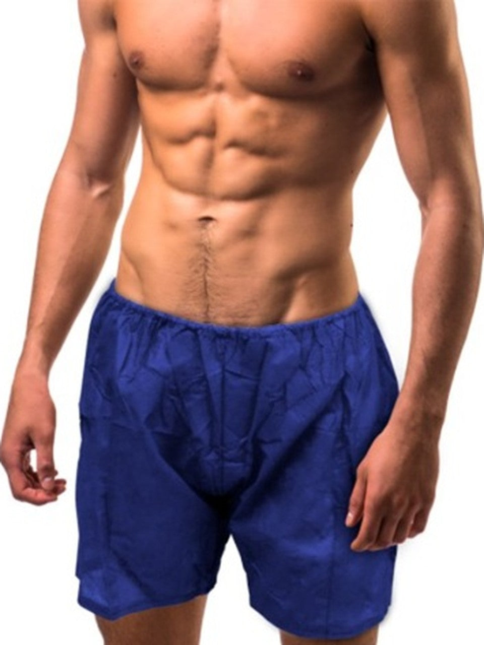 Boxer masculino descartável azul