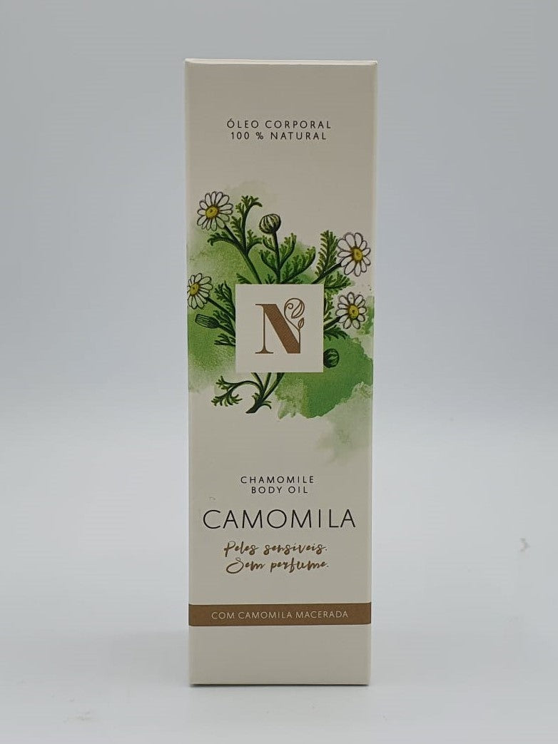 Óleo corporal de camomila 100ml, 500ml, 3L e 5L