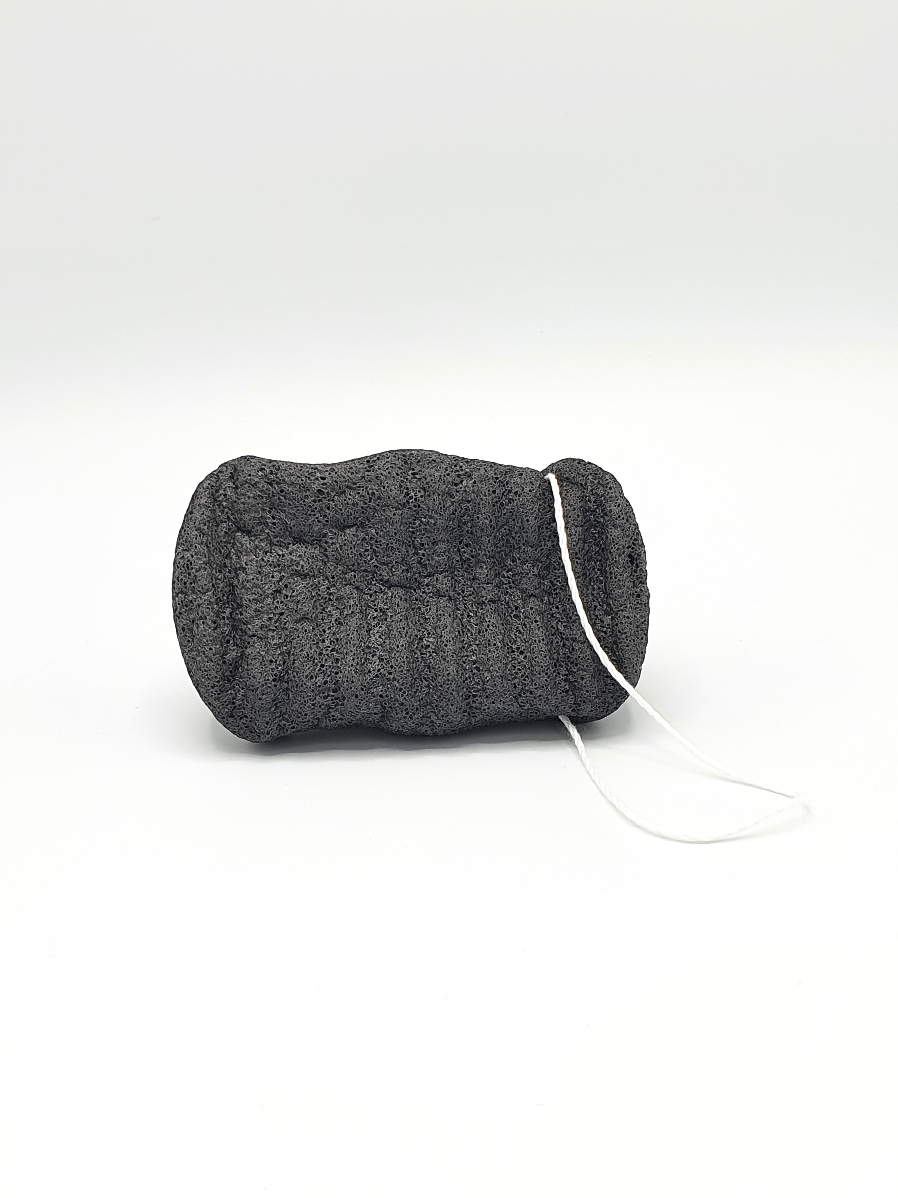 Esponja corporal KONJAC XL com carvão de bambu