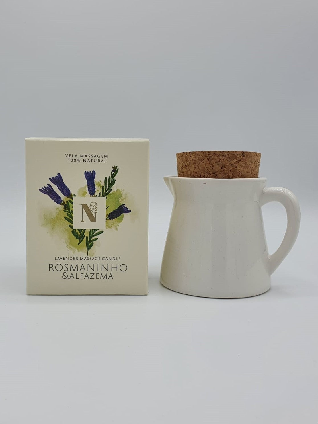 Vela de massagem de rosmaninho e alfazema 120 ml