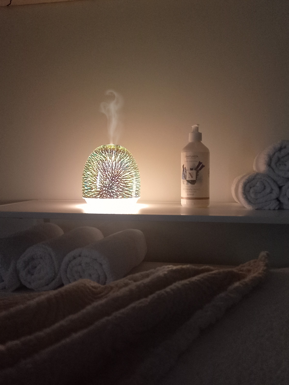 Difusor ultrassónico Festival em vidro