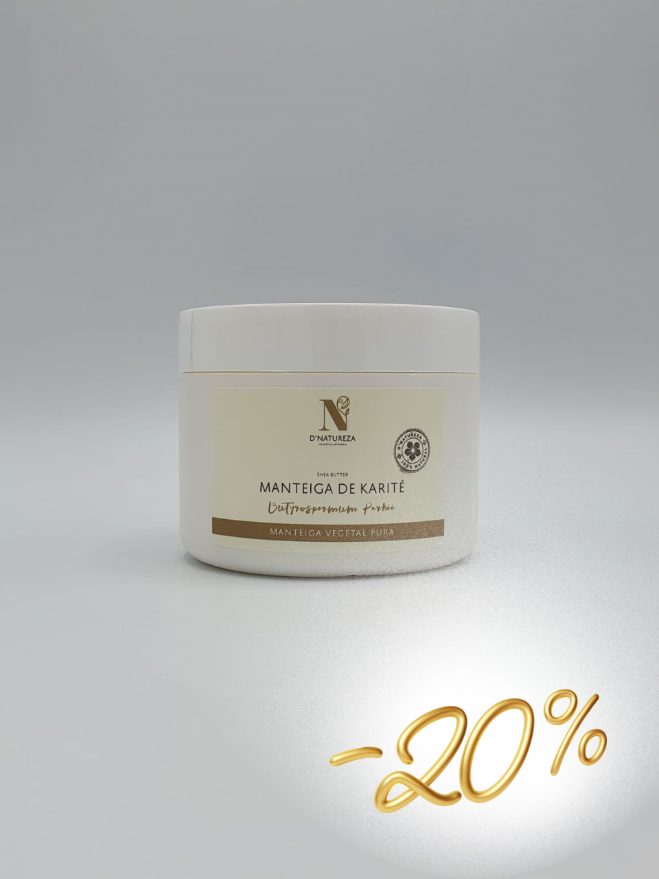 Manteiga de karité Crua - Aroma Natural 150g, 500g e 1000g