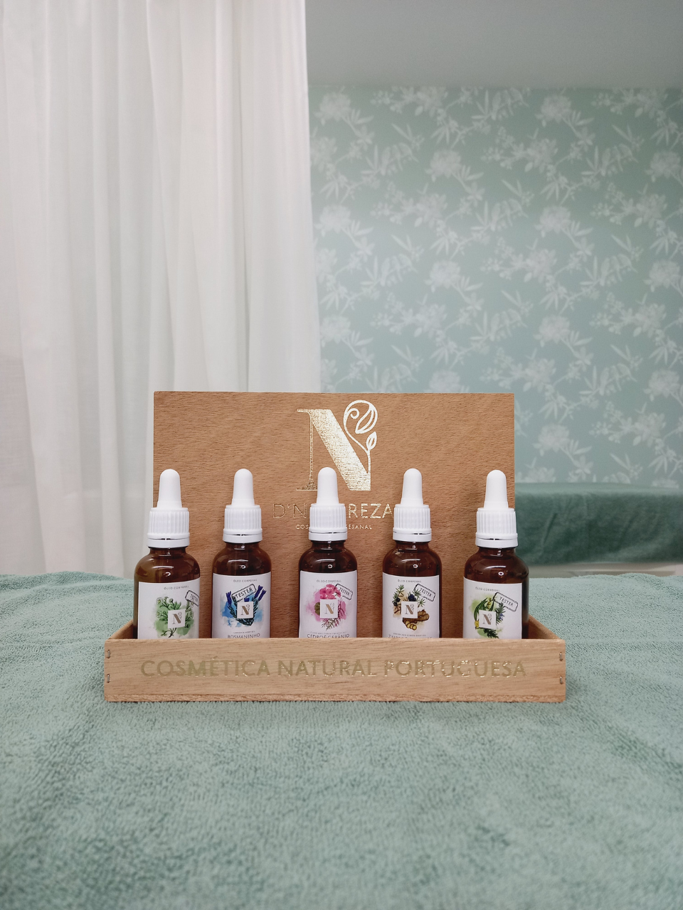 Expositor tester Óleos de massagem D´NATUREZA