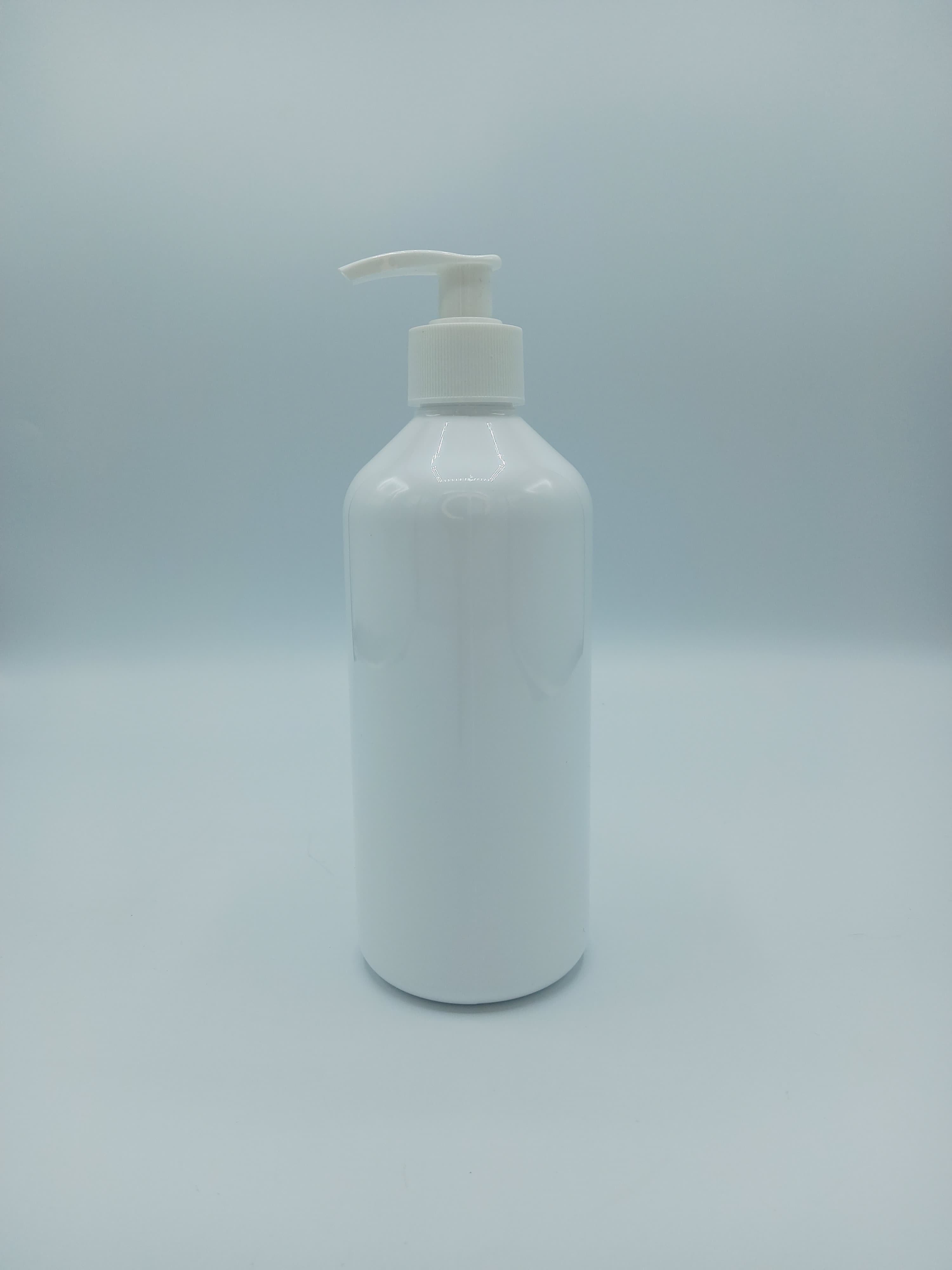 Frasco PET 500ml branco  c/ doseador