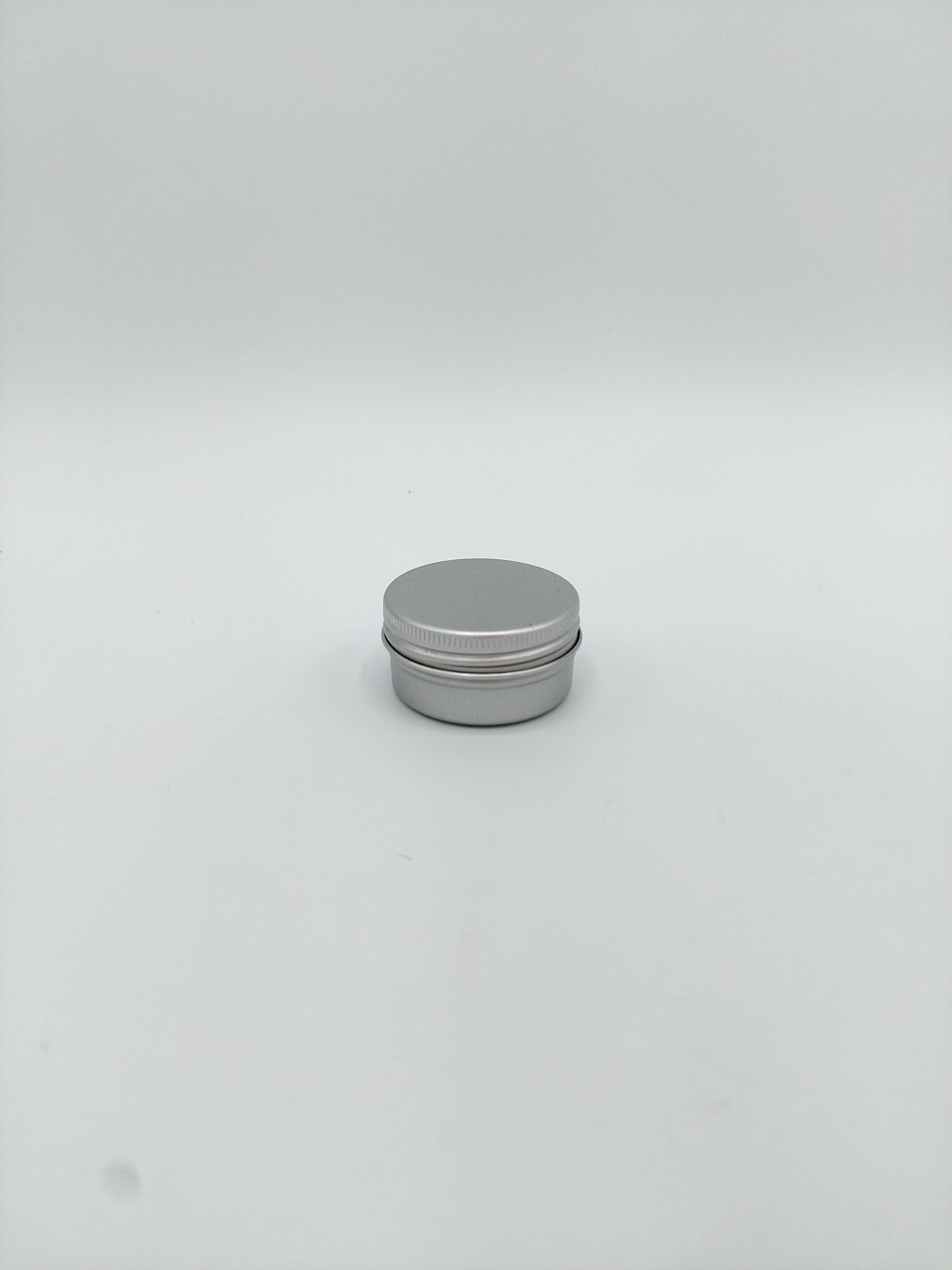 Lata de alumínio redonda com rosca 15 ml